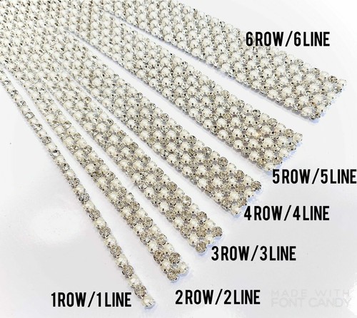 Meter silber strass - meter, diamant