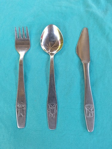 Ddr besteck kinder 3teile 80er - 3teile,