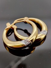 Ohrringe creolen gelbgold 585 - creolen,