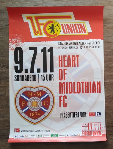 Stadion plakat test spiel - plakat,