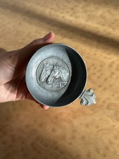 Alter Aschenbecher aus Zinn