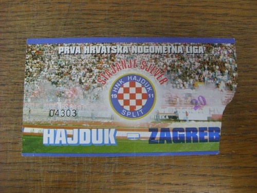 1990er ticket hajduk - ca.,