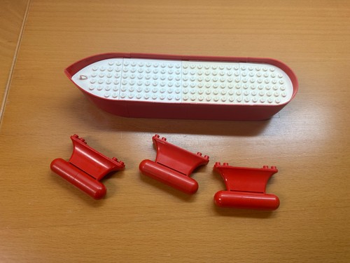 Lego schiffsrumpf rot - schiffsrumpf,