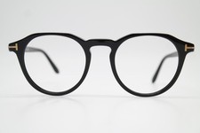 Brille Tom Ford TF5933-B ECO Schwarz Gold Oval Brillengestell eyeglasses Neu