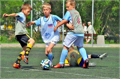 Fussballleibchen