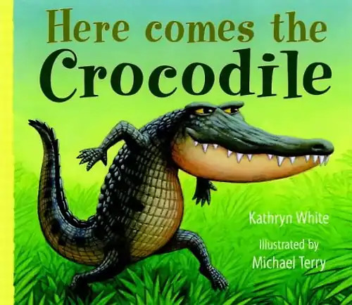 Here comes the - crocodile,