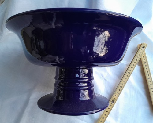 Obstschale keramik blau - obstschale,,