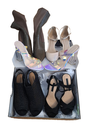 Konvolut 5er damenschuhe - konvolut,
