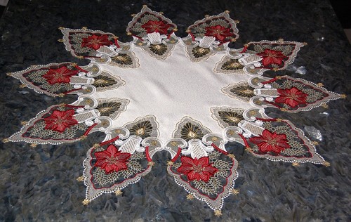 Tischdecke weihnachten rund - tischdecke,