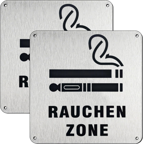 Schild raucher zone - schild,