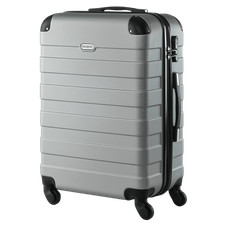 B-Ware Hartschalenkoffer Essential L silber Koffer Tasche Urlaub Reisen 