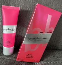 2x Bruno Banani Pure Woman Geschenkset, je 30ml Eau de Toilette + 50ml Duschgel
