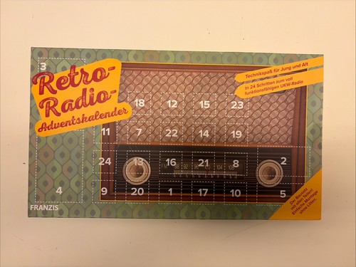 Retro radio adventskalender - retro,