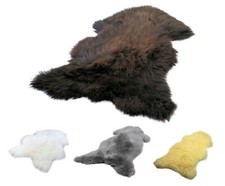 SHEEP DREAMS® Lammfell Echtes Schaffell, Öko-Fell, Leder Fellteppich Teppich
