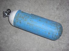 1 leere Dräger 5 l Sauerstoffflasche Ventil Pressluftflasche 200 bar, 3/4 -blau-