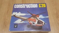 DDR Spielzeug Metallbaukasten Construction C20 Constructo Hubschrauber HUBI 