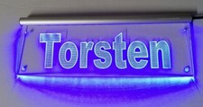Torsten LED Namensschild oder