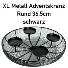 XL Metall Adventskranz ∅