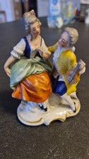 Porzellanfigur tanzendes paar - porzellanfigur,