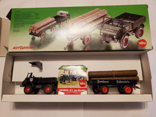 Siku 8504 Unimog mit Forstanhänger mit DVD Autodrom 1:32