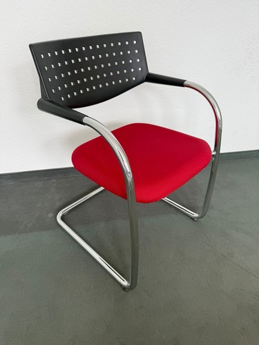 Vitra freischwinger stuhl rot - vitra,