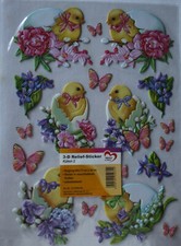 3-D Relief-Sticker "Küken 2"
