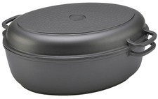 Aluminium Guss Bräter 38cm Induktion Gänse- Multibräter 