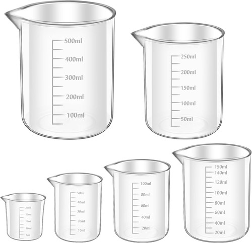 Messbecher set stück - messbecher,