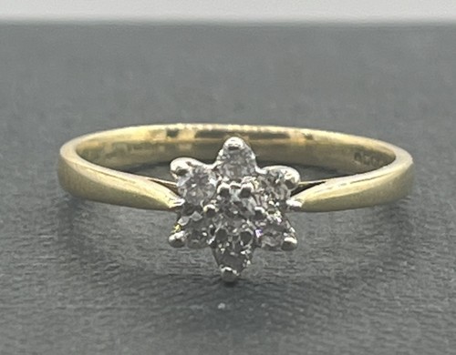 Cluster diamantring kt - cluster-diamantring, 9