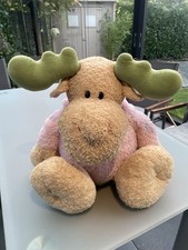 NICI XXL Elch Rosa Schmusetier Stofftier Kuscheltier 70cm