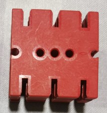 4 x Fischertechnik Bau Grundplatte 45 x 45 mm - Ersatzteil Rot(45)