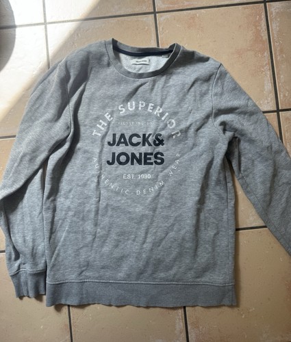 Pullover grau l - grau,