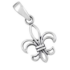 Fleur de Lis kleiner Anhänger