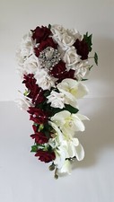 Brautstrauß Wasserfall Cascade Blumenstrauß Hochzeit Braut Strauß Blume