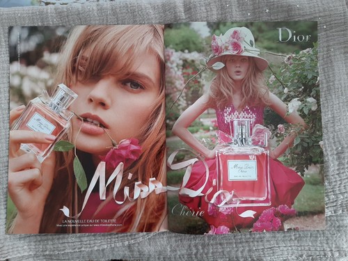 Werbepapier parfum ad - parfum.,