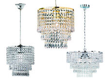 Kristalllampen aus Acryl Kronleuchter hängend für Wohnzimmertisch, Schlafzimmer