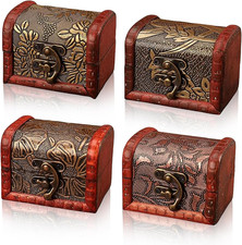 Mini Holz Schatzkiste, Vintage