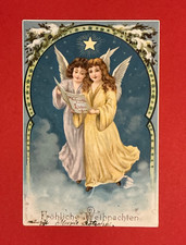 AK Ansichtskarte Engel mit Liederbuch, Weihnachten, Litho 1901