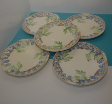 Majolika Keramik V+B Schramberg Durchbruch Rand  5 alte Teller  Ø ca.  18,5 cm