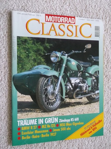 Motorrad classic heft - classic,, 1/1994