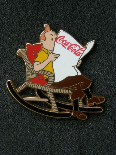 Pin tintin schaukelstuhl - pin's,