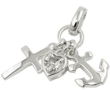 Anhänger 23 mm Glaube Liebe