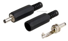 DC-Stecker Hohlstecker Rundstecker für Netzteile Ø 3,5 / 1,35 mm #3514