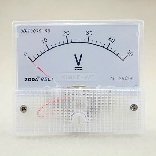 50v voltmeter analog - dc,