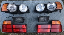 BMW E34 Frontscheinwerfer / Original BMW / + Nebelscheinwerfer + Rückleuchten