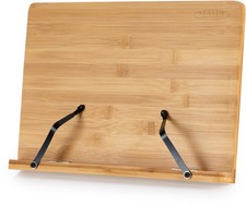 B-WARE Tischnotenpult Tischständer Notenpult Notenstativ Bambus Holz Noten groß