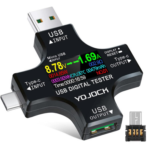 Usb strommesser 2in1 - strommesser,