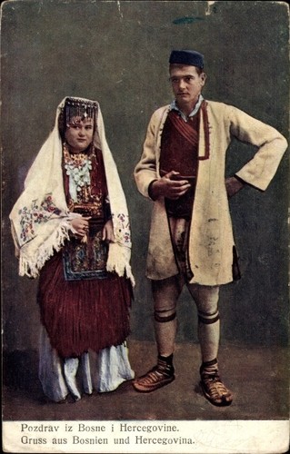 Ehepaar in - ak,