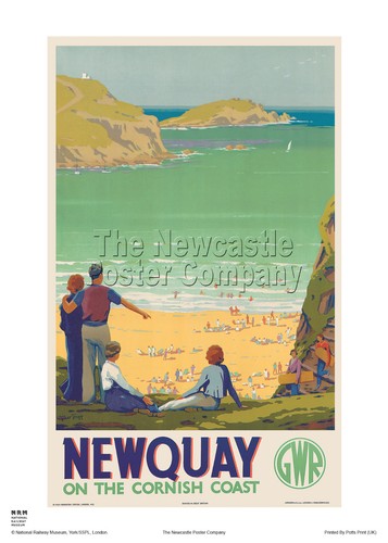Newquay cornwall surf - newquay, poster