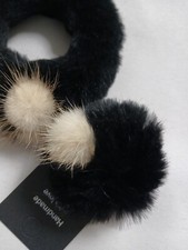   Accessoires Arbmand  Pelzbrosche Geschenkidee Pelzbrosche Set Schmuck  Schwarz